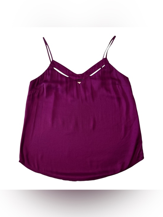 Pixley Tops - Pixley Women’s Cutout V-Neck Cami Tank Top - Purple Sz XS
